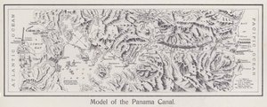Modell des Panamakanals von American Photographer