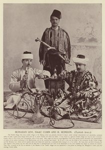 Monahan Levi, Isaac Cohn und H Hondon, Türkische Juden von American Photographer