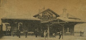Zeitungsausschnitt: Powelton Avenue Station, Pennsylvania, USA, 1896 von American Photographer