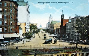 Pennsylvania Avenue, Washington D.C., ca. 1910