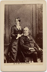 Rutherford Birchard Hayes (1822-93), 19. Präsident der USA, und Lucy Ware Webb Hayes (1831-89), seine Frau von American Photographer