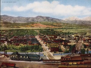 Salida und Mount Ouray (Farbfoto) von American Photographer