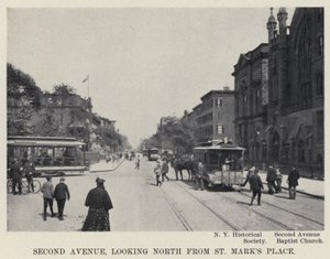 Second Avenue, Blick nach Norden von St Mark