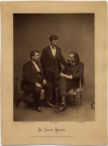 Die amerikanischen Humoristen, Gruppenporträt von George M Baker, Boston von American Photographer