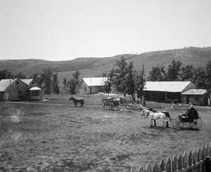 Die Haylie Ranch, Crook County, Wyoming, ca. 1890 von American Photographer