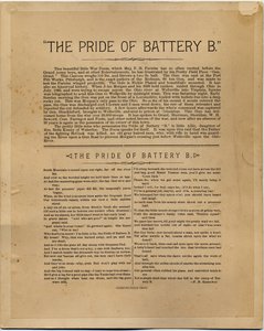 The Pride of Battery B, von Frank H Gassaway, Rückseite von 336830 von American Photographer