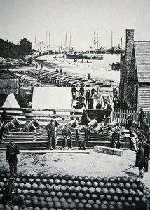 Munitionsdepot der Unionsarmee in City Point, Virginia
