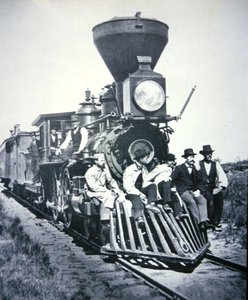 Arbeiter der Chicago, Milwaukee & St Paul Railway Company, ca. 1875 von American Photographer