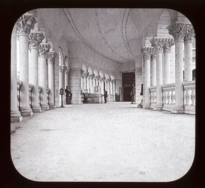 Weltausstellung in Chicago: Fischerei-Kolonnade, 1893 von American Photographer