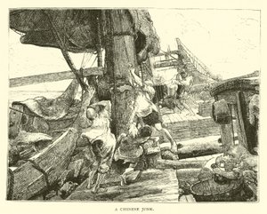 Eine chinesische Dschunke von American School