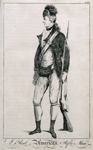 Ein echter amerikanischer Scharfschütze, Seite 212 aus Impartial History of the War