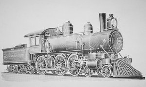 Eine Schenectady-Lokomotive