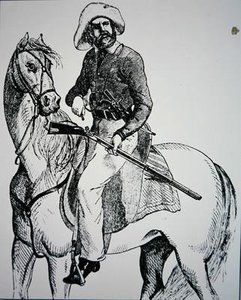 Ein Texas Ranger, um 1845