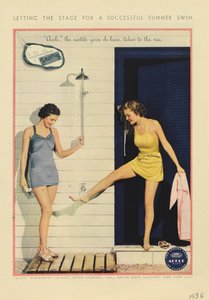 Werbung für DuPont Acele Garn, 1936