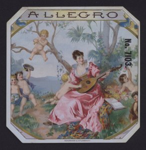 Allegro, Zigarrenetikett