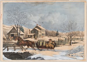Amerikanische Bauernhofszenen Nr. 4 von American School