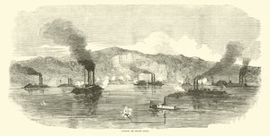 Angriff auf Grand Gulf, April 1863 von American School