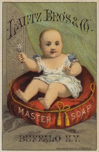 Baby schüttelt Rassel von American School