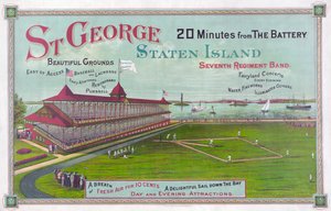 Baseballfeld im St. George Park, Staten Island von American School