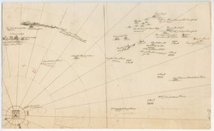 Schlachtplan für die Belagerung des Bostoner Hafens, ca. 1775-1776 von American School