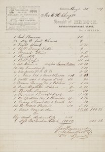Kaufvertrag vom 25. August von American School