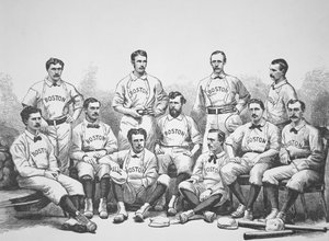 Boston Red Sox, nationale Meister 1874 (Stich)