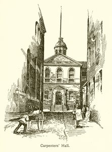 Carpenters Hall, Philadelphia von American School