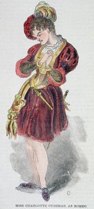 Charlotte Cushman (1816-76) im Kostüm als Romeo, 1851
