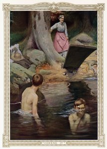Cheese It, Jungen schwimmen von American School