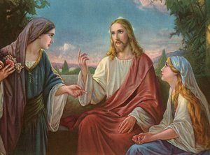 Christus mit der Jungfrau Maria und Maria Magdalena