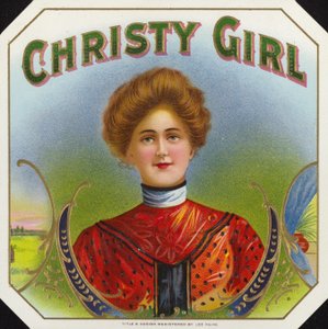 Christy Girl, Zigarrenetikett von American School