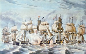 Commodore Perrys Sieg auf dem Eriesee von American School
