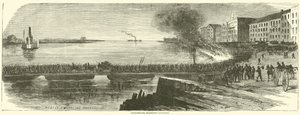 Konföderierte evakuieren Savannah, Dezember 1864 von American School
