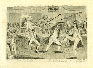 Kongresskämpfer: Griswold und Lyon in der Kongresshalle, Philadelphia, PA von American School