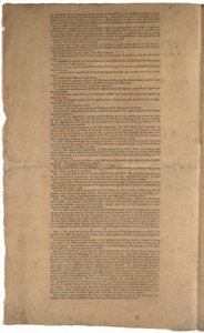 Verfassung, erster Druck, gedruckt von Dunlap & Claypoole, 17.-19. September 1787 von American School