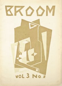 Titelblatt für Band 3, Nummer 2, der Kunstzeitschrift "Broom", ca. 1921-1924