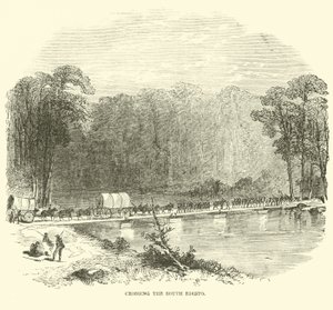 Überquerung des South Edisto, Januar 1865 von American School