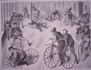 Fahrradschule (Velociped), New York, USA von American School