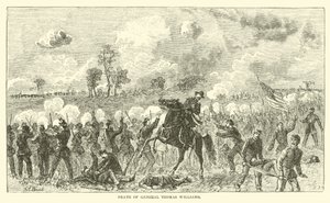 Tod von General Thomas Williams, August 1862 von American School