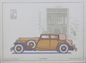 DuPont Motorwagen: Club-Limousine, 1921 von American School