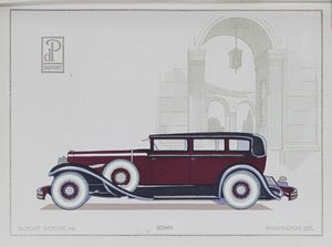 DuPont Motorwagen: Limousine, 1921 von American School
