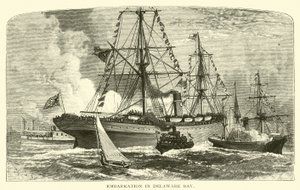 Einschiffung in der Delaware-Bucht