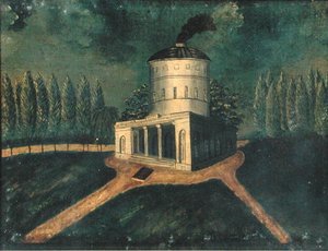 Fairmount Waterworks, ca. 1838 von American School