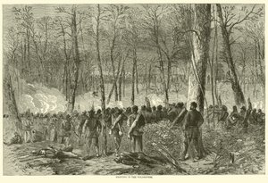 Kämpfe in der Wildnis, Mai 1864 von American School