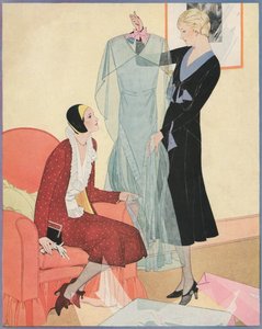 Flapper mit neuen Kleidern
