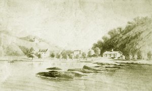 Fort St. Davis und die Schuylkill-Stromschnellen, ca. 1912