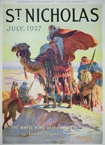Titelseite des St. Nicholas Magazins, Juli 1927 von American School