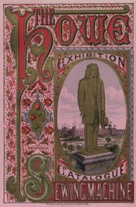 Titelseite des Howe Sewing Machine Exhibition Catalogue, 1876