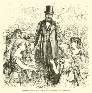 General Grant und die Schulkinder in Oakland von American School