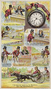 Herr kauft Uhr von American School
